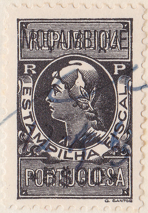 Mozambique 1963 - 5E Fiscal Stamp