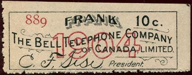 Bell Telephone 1904 10c