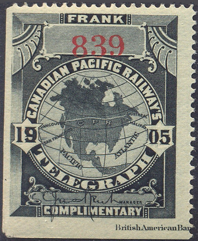 Canadian Pacific Railways 1905