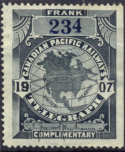 Canadian Pacific Railways 1907