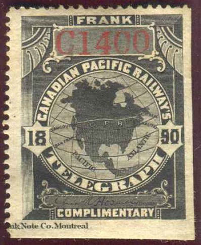 Canadian Pacific Railways 1890