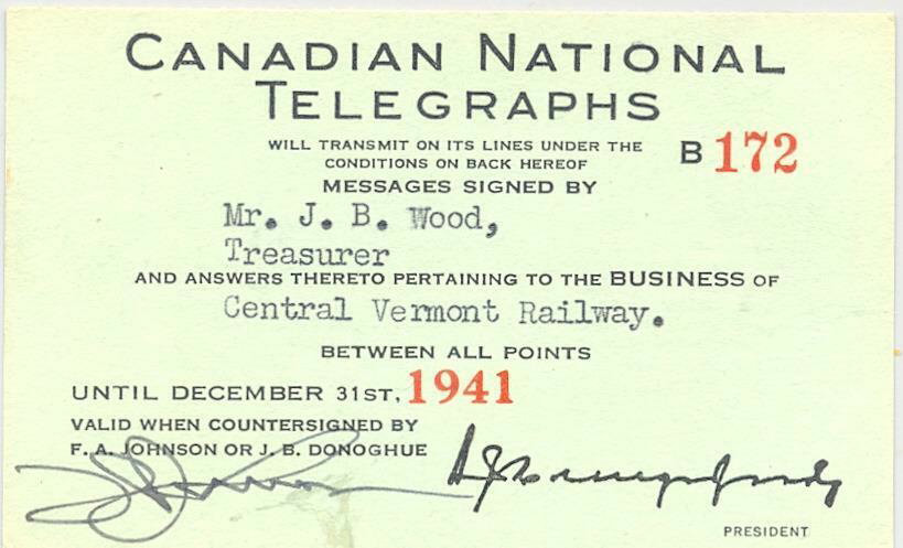Canadian National 1941
