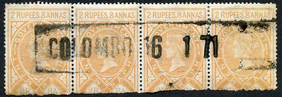 Cancels-Colombo-boxed of 1871