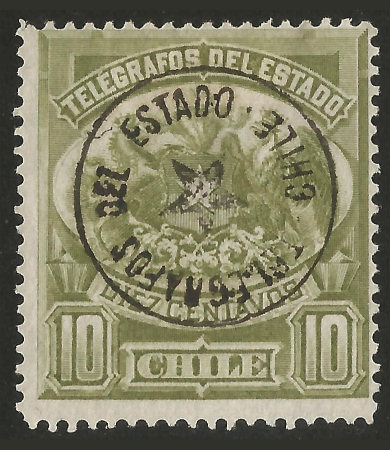 Chile type H2 with black cancel