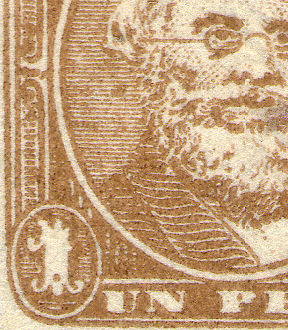 Colombia 1p type III, brown