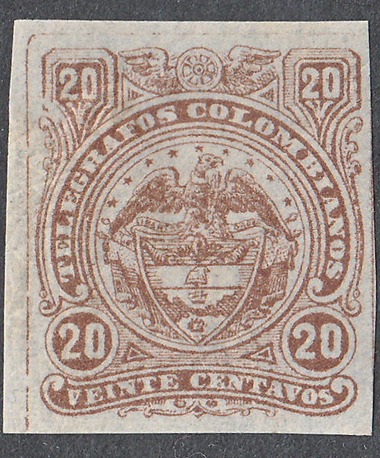 Colombia 20c type Ic, brown