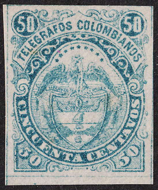 Colombia 50c type I, green ?