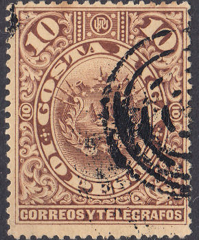 10P postage stamp of 1892