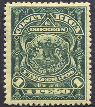 1P postage stamp of 1892