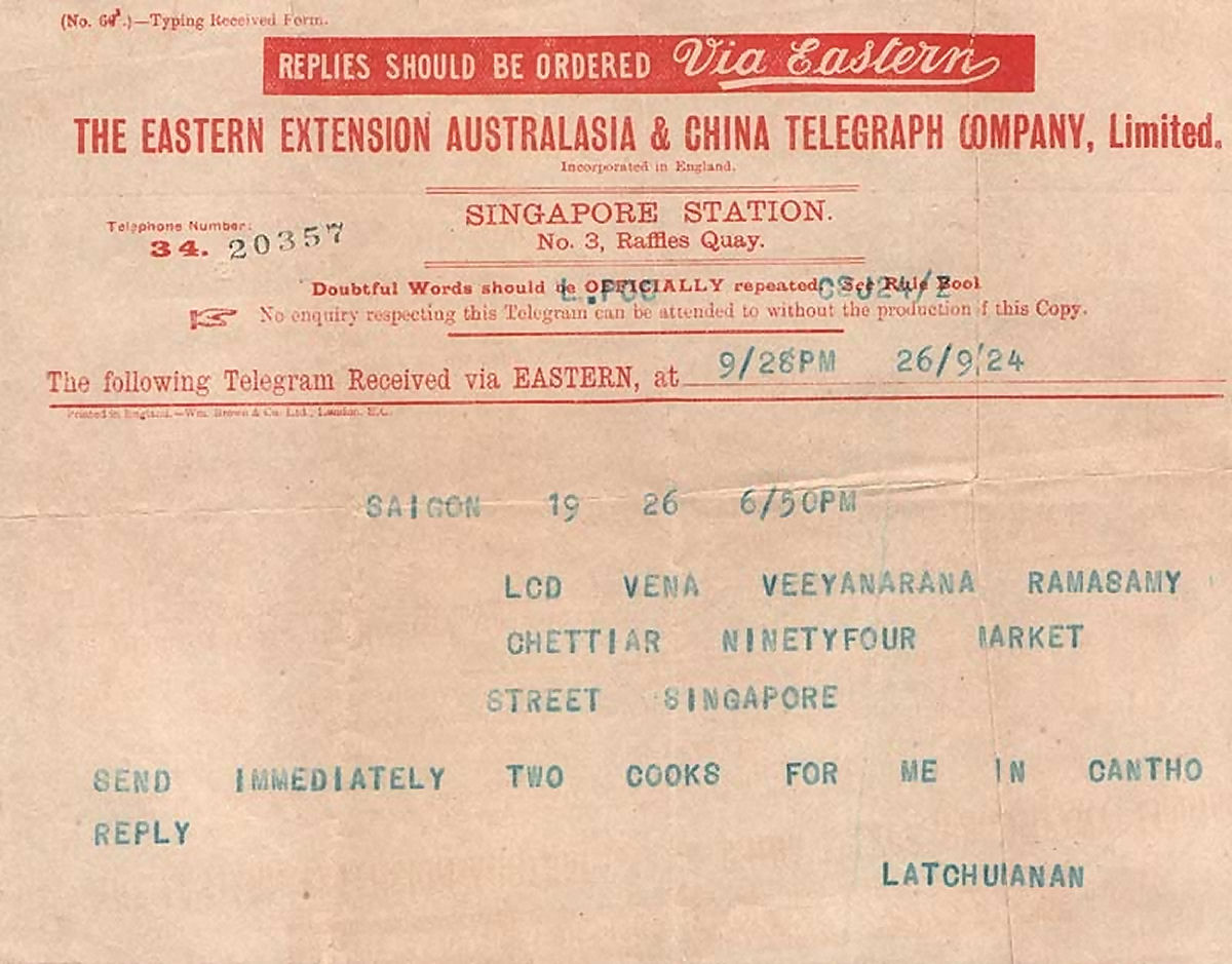 EETC Telegram, 24 September 1924