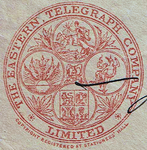 Eastern Telegraph Company 1914 Logo