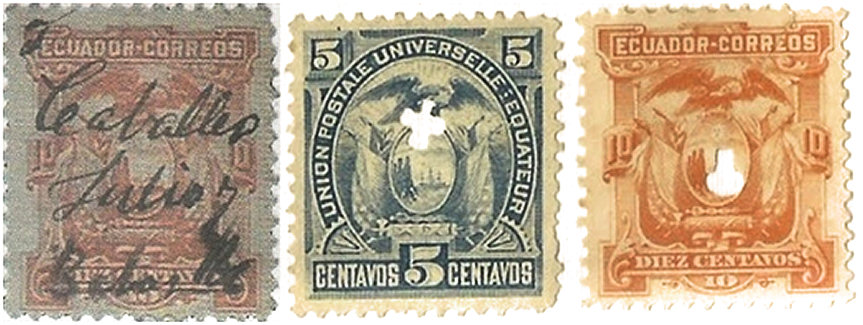 Postage stamps used telegraphically