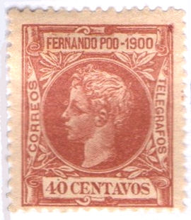 Fernando Poo 1900 40c