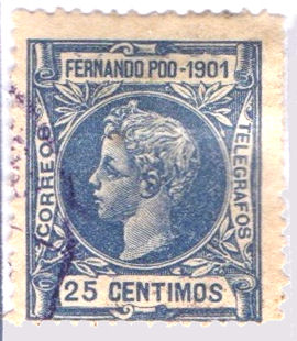 Fernando Poo 1901 25c