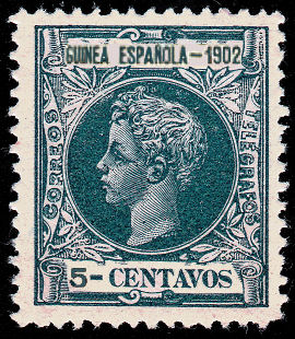 Spanish Guinea 5c