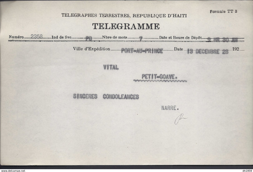 Haiti Telegramme - 3