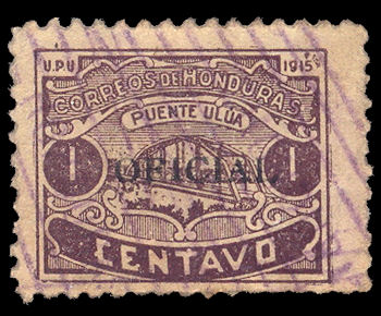 1915 UPU Official postage stamp