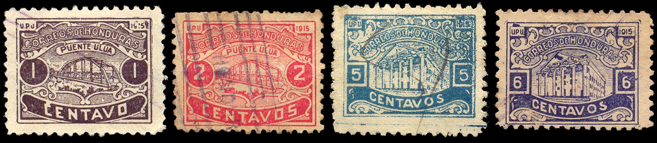 1915 UPU postage stamps
