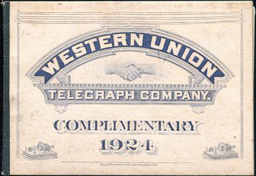 Western Union 1924 booklet