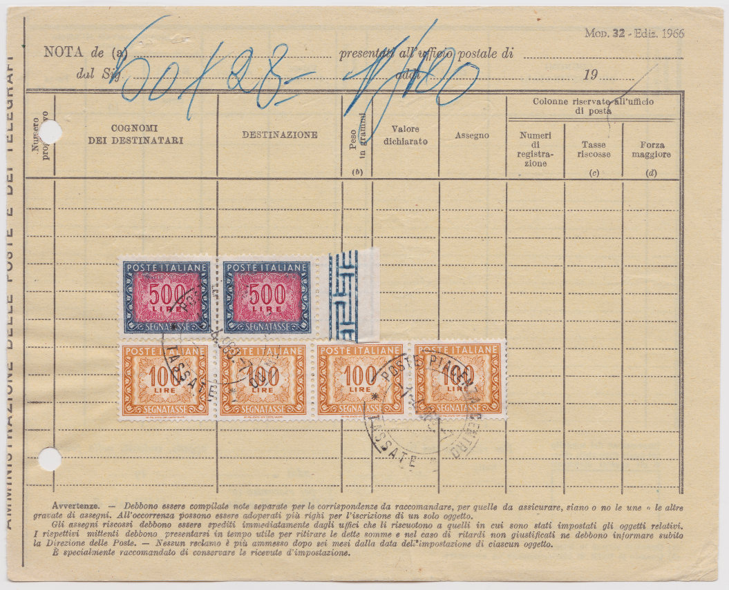 Form 32 - 1966, front