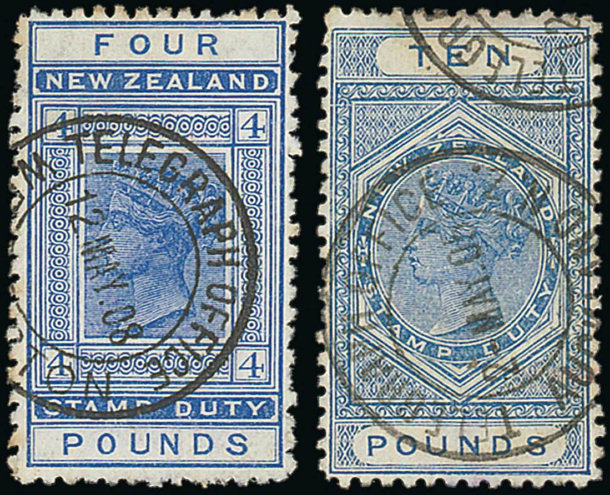 NZ Stamp Duty £4 and £10
