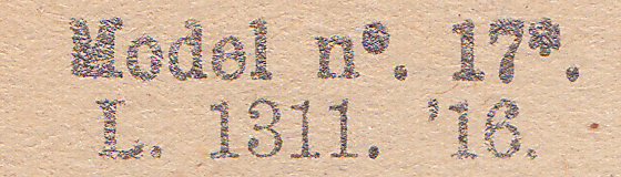 Mod17 L1311 of 1916 imprint