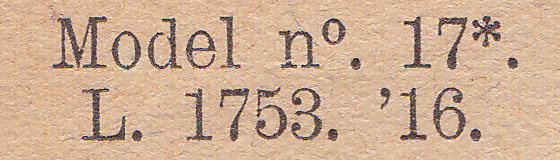 Mod17 L1753 of 1916 imprint