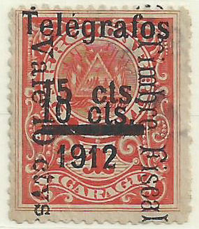 Railway stamp overprints