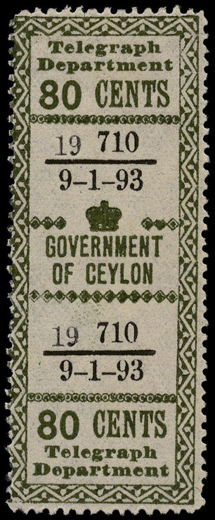 Ceylon-1893 80c