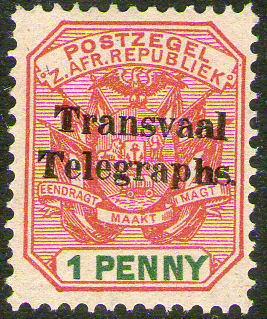 Transvaal Telegraph 1d