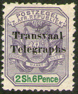 Transvaal Telegraph 2s6d