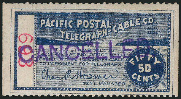 USA Pacific Postal 50c