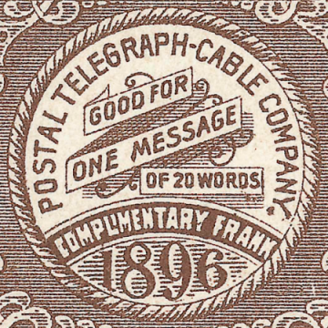 USA Postal centers 1896