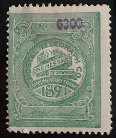 USA Postal Tel-Cable 1894 - 6300