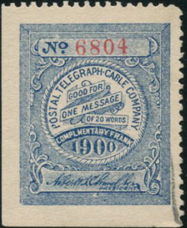 USA Postal Tel-Cable 1900 - 6804