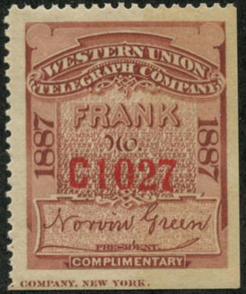 Western Union 1887 - C1027