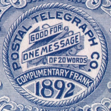 USA Postal centers 1892