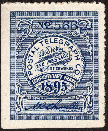 USA Postal Tel-Cable 1895 RH17-2566