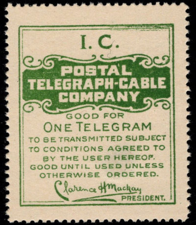 USA Postal Tel-Cable 1914 - RH81d