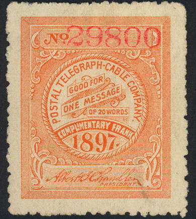 USA Postal Tel-Cable 1897 H22 - 29800