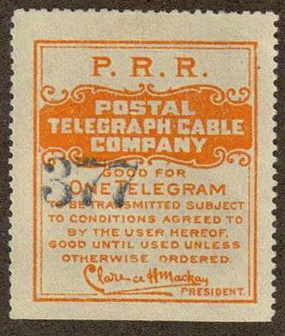 USA Postal Tel-Cable 1914 - PRR H89