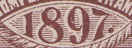 1897 booklet pane Top-Left