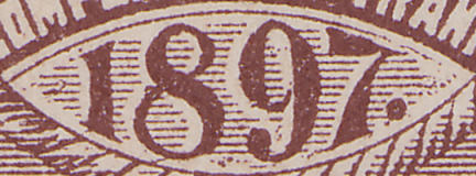 1897 booklet pane Top-Right