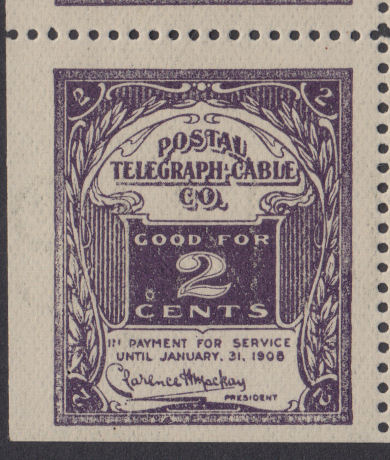 USA Postal Tel-Cable 1907 2c