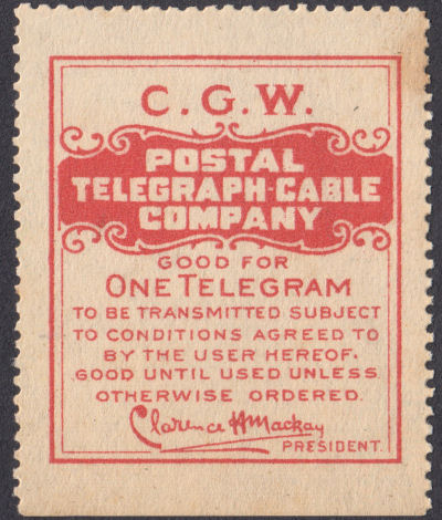 USA Postal Tel-Cable 1914 - CGW