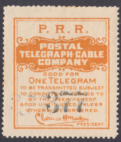 USA Postal Tel-Cable 1914 - PRR H89a