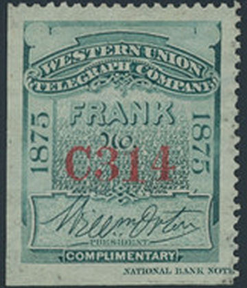 Western Union 1875 - C
