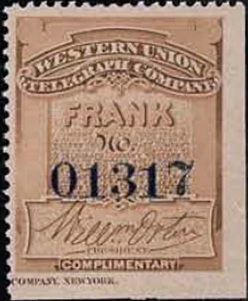 Western Union 1874 - O1317