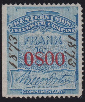 Western Union 1873 - O800