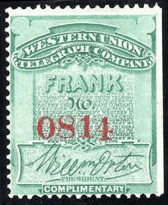 Western Union 1871 - O814